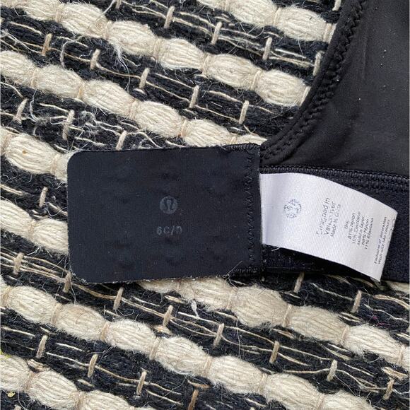 🌿Lululemon Womens Black Adjustable Hook Loop Bra 6 - Picture 7 of 9